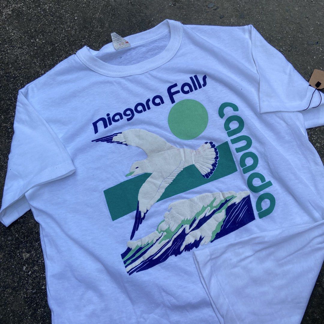 Vintage 1970’s Niagara Falls Tee (Category: Tshirts & Polo Shirts ) located in Angeles City. Submitted by eriellynnthrifts (Listing ID 1469675874, Image 3). Description: 21x28 Good Condition. See photo for details 430 Angeles City Pampanga.