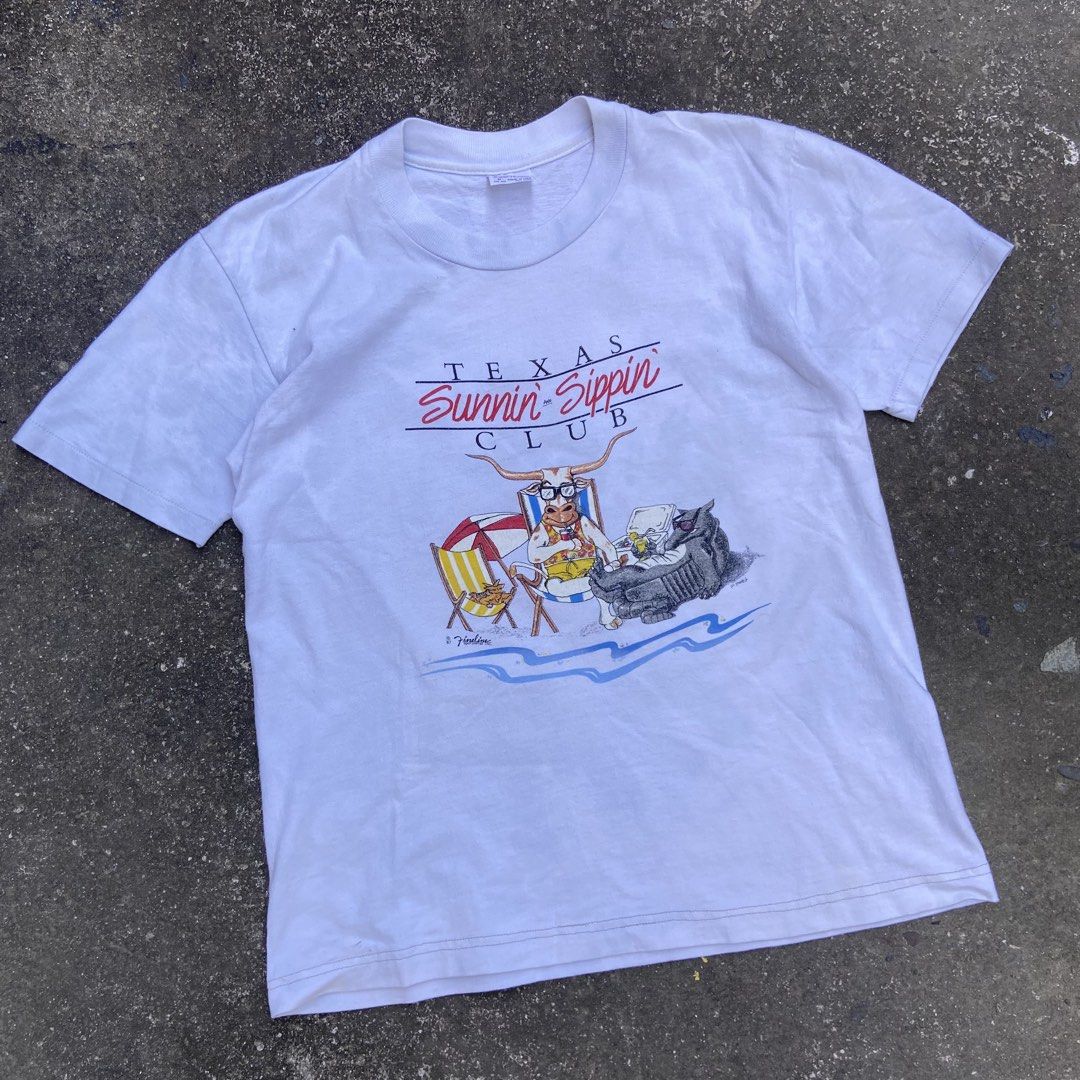 Vintage 1987 Stedman Texas Graphic Tee (Category: Tshirts & Polo Shirts ) located in Angeles City. Submitted by eriellynnthrifts (Listing ID 1469678513, Image 1). Description: 19x25 M on tag Good Condition. See photo for details 430 Angeles City Pampanga.