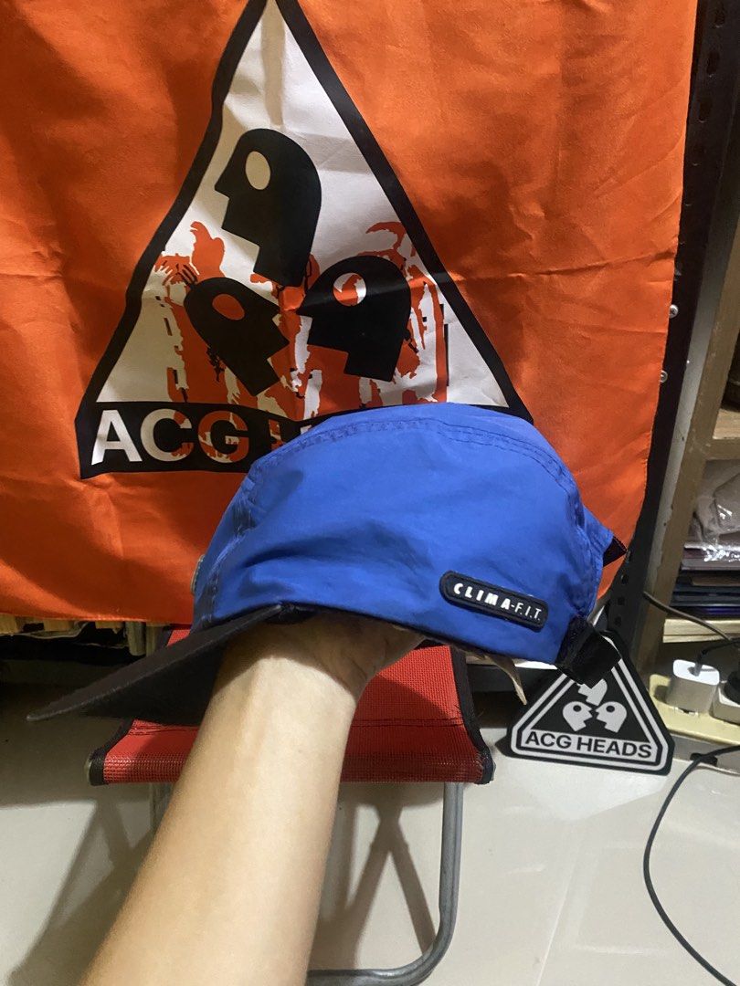 Vintage 90’s Nike ACG 5 panel nylon cap (Category: Caps & Hats) located in Calamba. Submitted by willpay.asap (Listing ID 1469626154, Image 3). Description: Vintage 90’s Nike ACG 5 panel nylon cap One size fit to all Excellent condition minor issue sa brim but still ACG 🏷️3,000 - nego.