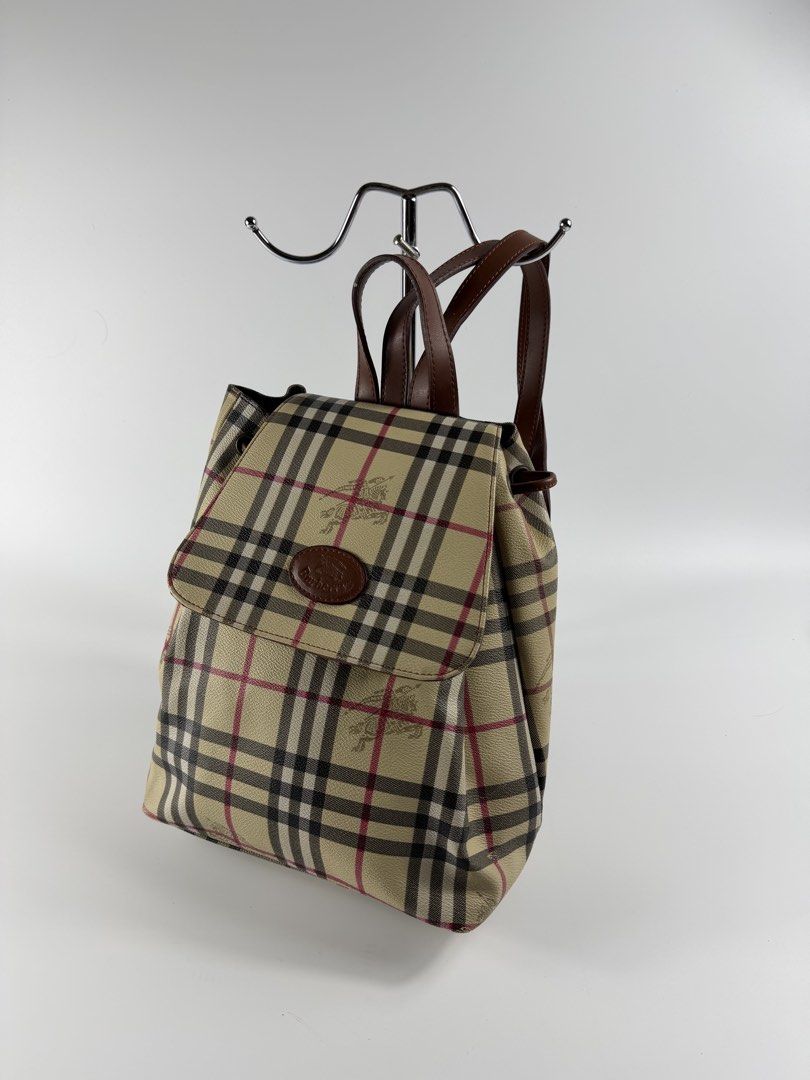 Vintage Burberrys - Bagpack (Category: Luxury Bags & Wallets) located in Mabalacat. Submitted by seanthep (Listing ID 1469651229, Image 1). Description: Clean inside and out No inclusions Bag only.