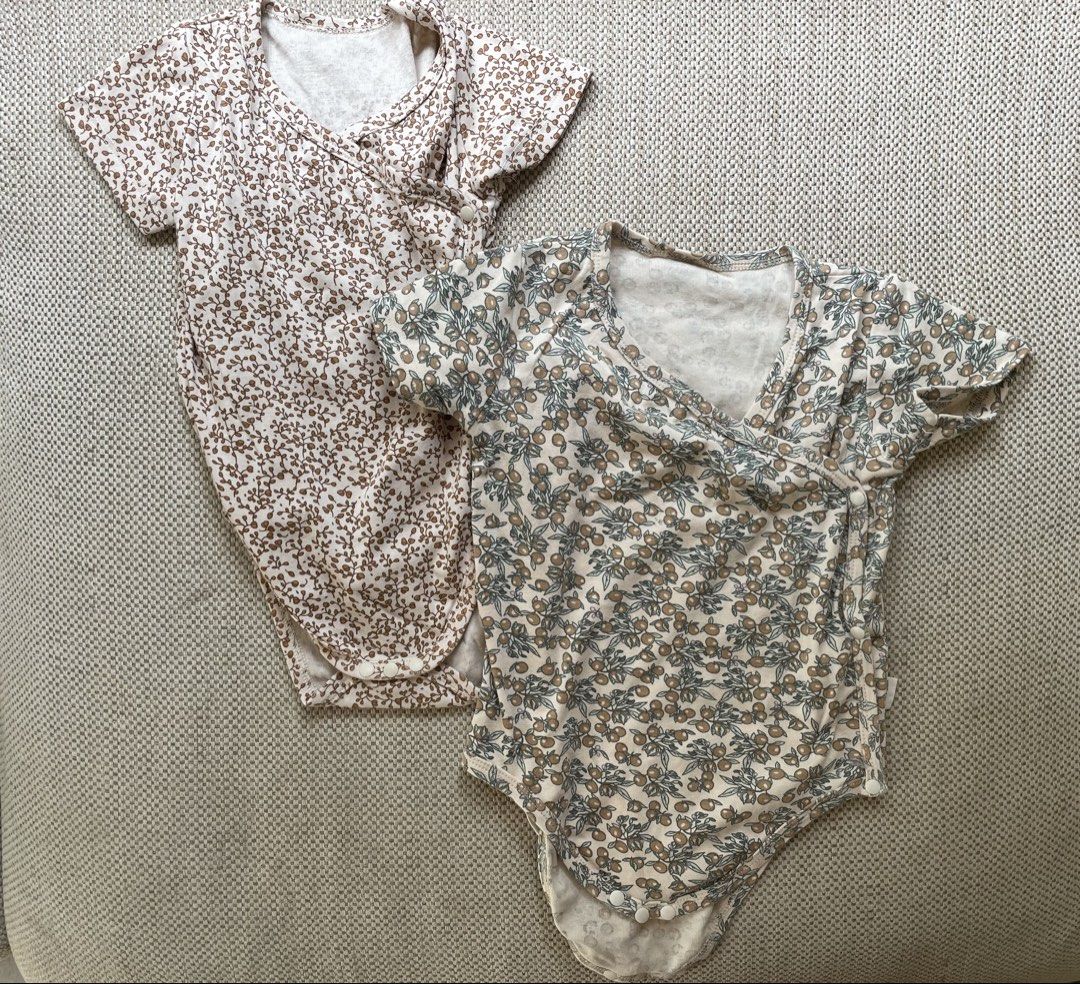 Vintage floral overlap onesies (Category: Babies & Kids Fashion) located in Marikina City. Submitted by marahome (Listing ID 1469596888, Image 1). Description: 🐚 my baby wore this until 3 years old 🐚 selling as bundle only 🐚 really nice fabric, presko. 🐚 selling really cheap, please don’t lowball. 🙏🏼 HT zara hm kiru laila lyra kiru yoji uniqlo korean tili dahli umi baby munting yapak .