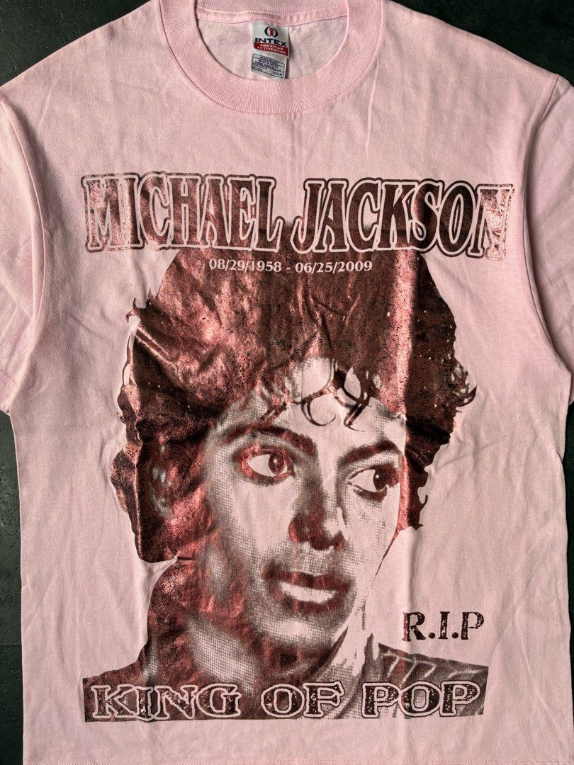 Vintage Michael Jackson Memorial Tee Shirt (Category: Tshirts & Polo Shirts ) located in Cabuyao City. Submitted by hesovint. (Listing ID 1469682292, Image 3). Description: IG: heso.vint Flaw: signs of use Fits: M width: 19 length: 26 sleeve (pit to cuff): unit: inches +sf.