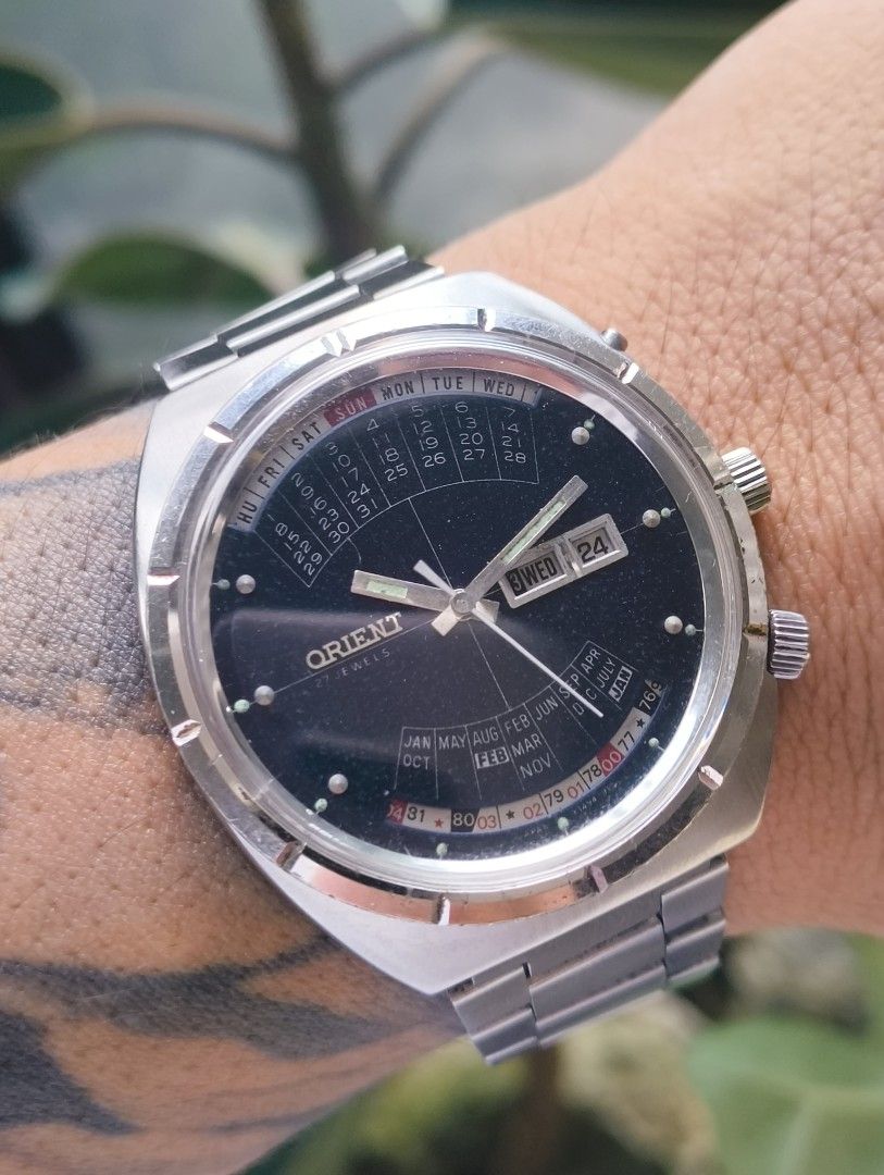 Vintage Orient Multi Year (Category: Luxury Watches) located in Las Pinas. Submitted by jmmac86574 (Listing ID 1469641653, Image 1). Description: polished ss bracelet fits 7inch wrist present able and ready to wear. negotiable for sure buyer.