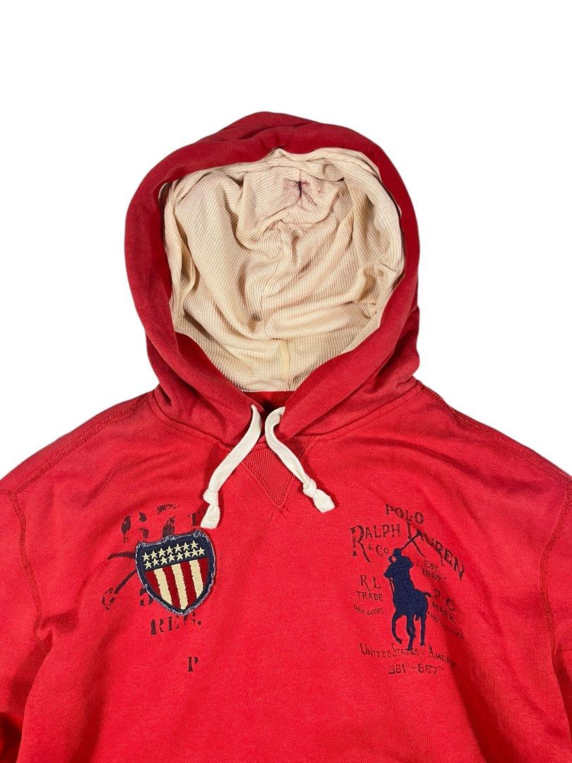 Vintage Polo by PRL Big Pony (Category: Coats, Jackets and Outerwear) located in Bacolod City. Submitted by piquedup.ph_v2 (Listing ID 1469712487, Image 2). Description: Vintage Polo by PRL Big Pony Washed Hoodie -Authentic Size: Large| 24.5x29 Condition: Excellent Color rate: 9/10 (Color may vary to lighting) Flaws: none.