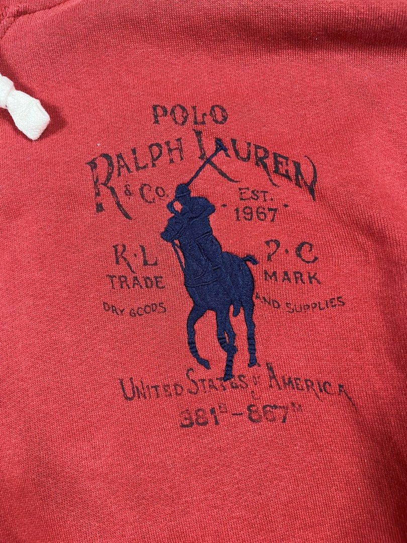 Vintage Polo by PRL Big Pony (Category: Coats, Jackets and Outerwear) located in Bacolod City. Submitted by piquedup.ph_v2 (Listing ID 1469712487, Image 3). Description: Vintage Polo by PRL Big Pony Washed Hoodie -Authentic Size: Large| 24.5x29 Condition: Excellent Color rate: 9/10 (Color may vary to lighting) Flaws: none.