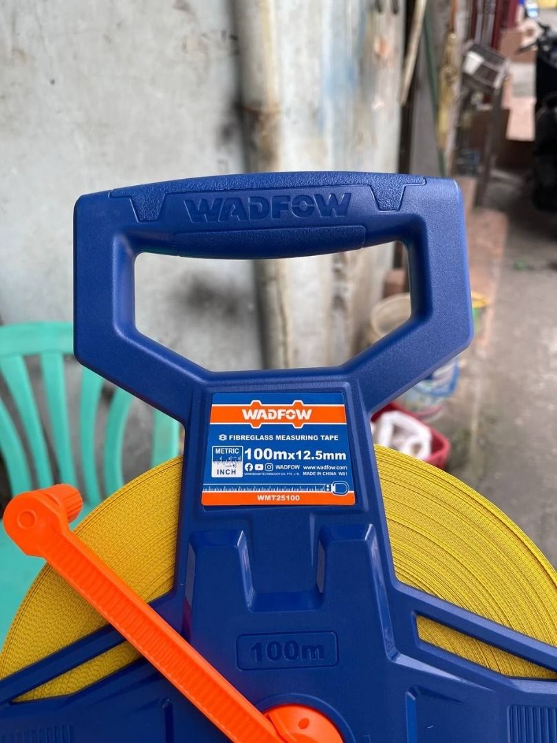 WADFOW MEASURING TAPE size: 100M (Category: Everything Else Others) located in Manila. Submitted by 09171479278_elsie. (Listing ID 1469591411, Image 2). Description: WADFOW MEASURING TAPE size: 100M.