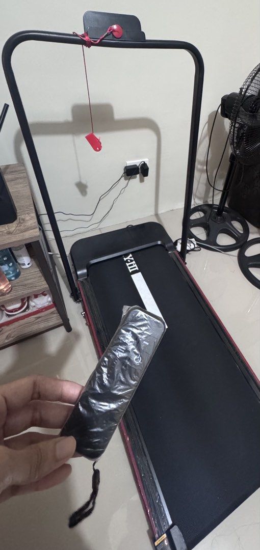 WALKING PAD || THREAD-MILL (Category: Other Home Appliances) located in Manila. Submitted by louise2025 (Listing ID 1469645334, Image 2). Description: LOC: FAIRVIEW QUEZON CITY MY-HI 16km/h Folding electric threadmill with remote NO BOX SLIGHTLY USED WORKING REMOTE & TOOLS RFS: Prefer walking outside and no longer being used.