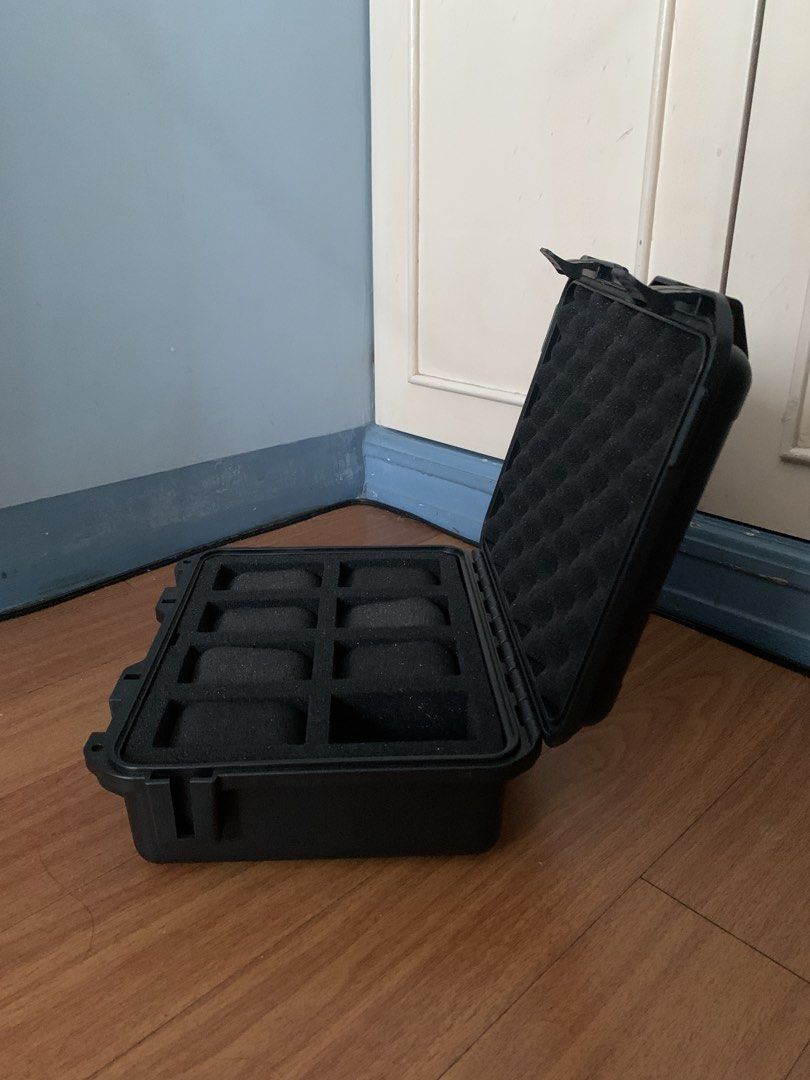 Watch Storage Box (Category: Accessory Holder, Box & Organizers) located in Marikina City. Submitted by itakda.studios (Listing ID 1469622052, Image 3). Description: For sale: Watch Storage Box 8 Slots About the item: - 10/10 condition - Missing one foam pillow - Perfect for storing your watches - Perfect for resellers to bring watches for meetups Price: 1,300 Buyer must shoulder delivery/shipping fee.