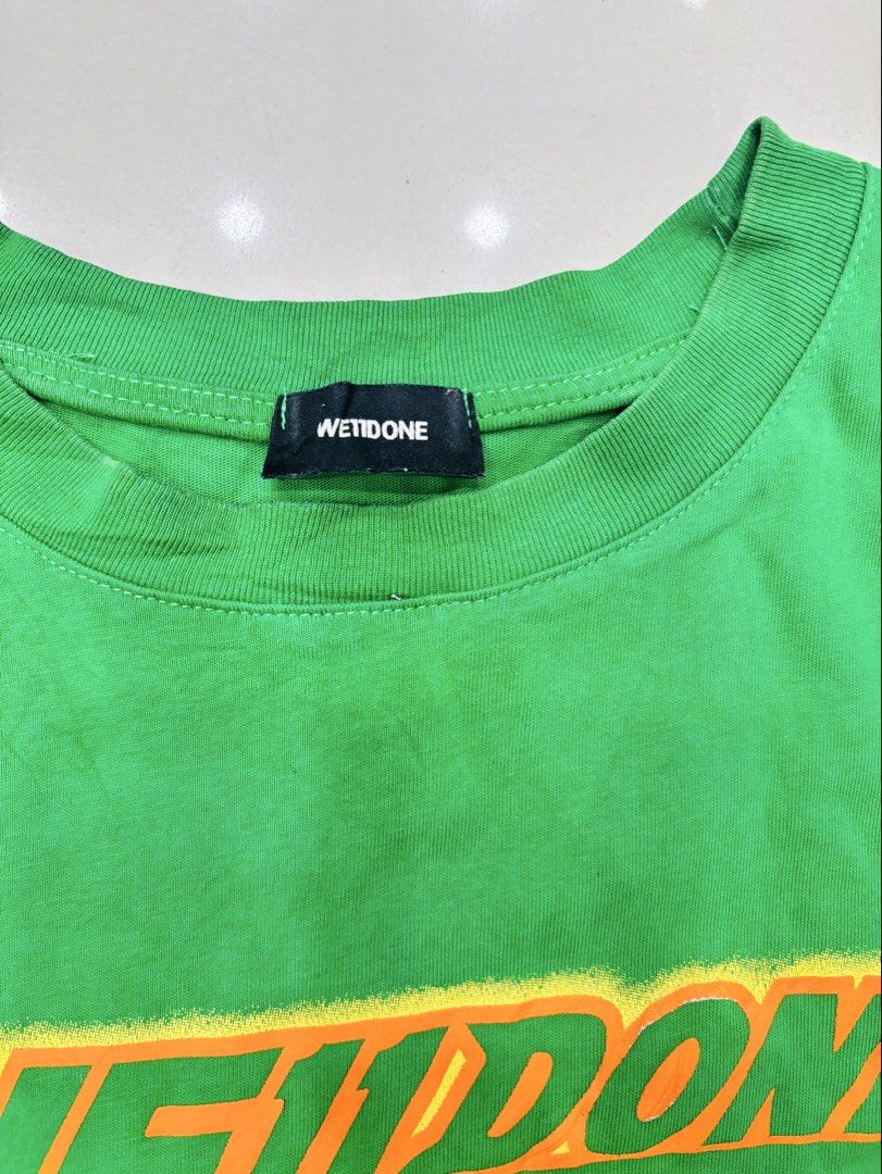 We11done Rainbow Logo T-shirt (Category: Tshirts & Polo Shirts ) located in Manila. Submitted by erxm.thrift (Listing ID 1469689331, Image 3). Description: Boxy fit so that the shirt is bigger for a medium size. Need wash also. .