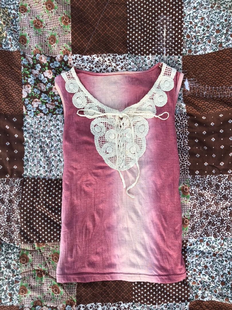 whimsy boho japan brand y2k style top (Category: Blouses) located in Butuan. Submitted by kittyfinds444 (Listing ID 1469624560, Image 2). Description: • size: small to med • bought from japan arrivals. • lowballers will be ignored. not selling it for lower price. willing to keep! •please check the photos before claiming. do not offer if unsure & still canvasing. we don’t accept unsure offers unless it’s paid to avoid conflicts. .