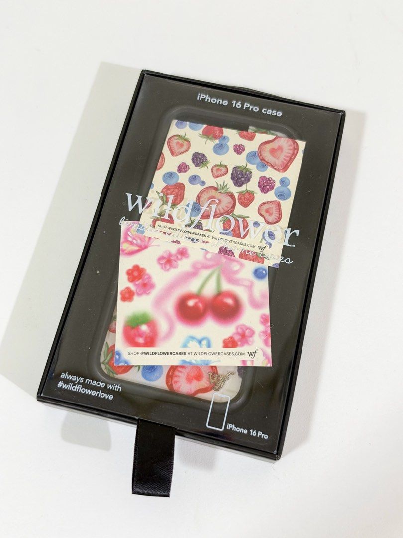 WILDFLOWER phone case FRUIT TART (Category: Cases & Sleeves) located in Caloocan City. Submitted by beauty.onthego (Listing ID 1469664893, Image 1). Description: may scratches pero di halata depende sa tama ng ilaw. ORIGINAL SRP: 2300 ❗️NO RETURN/REFUND❗️ MOD: SDD MOP: QRPH/MARIBANK LOC: 10TH AVE CALOOCAN .