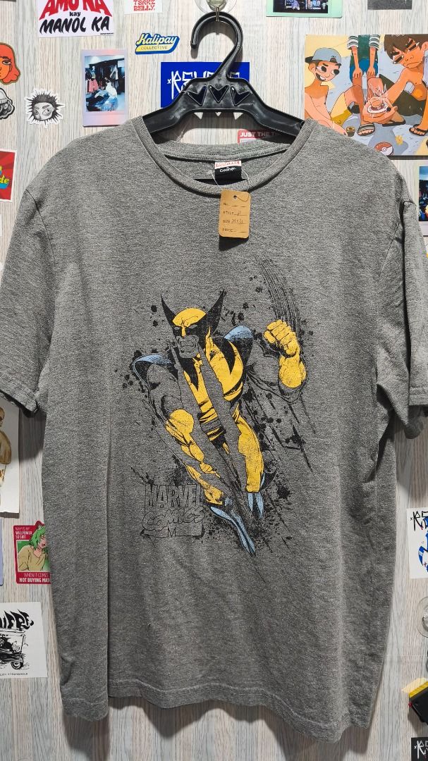 Wolverine x George (Category: Tshirts & Polo Shirts ) located in Davao. Submitted by thethriftproject082 (Listing ID 1469749385, Image 2). Description: Wolverine x George 📍𝐌𝐈𝐍𝐄: 400 📍𝐒𝐈𝐙𝐄 𝐎𝐍 𝐓𝐀𝐆: M 📍𝐃𝐈𝐌𝐄𝐒: 22 x 29.