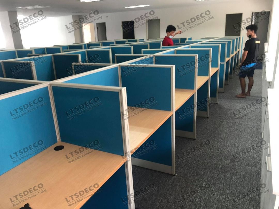 workstation table full fabric office partition furnitures (Category: Office Furniture & Fixtures) located in Caloocan City. Submitted by cheska.ltsdeco (Listing ID 1469616827, Image 2). Description: 👉Are you looking for WORKSTATION, MODULAR CUBICLES OFFICE PARTITION, and OFFICE FURNITURE SUPPLIER? LTSDECO Furniture, is direct supplier, manufacturer, and trusted provider of high quality, affordable and durable modular office divider partition, ho