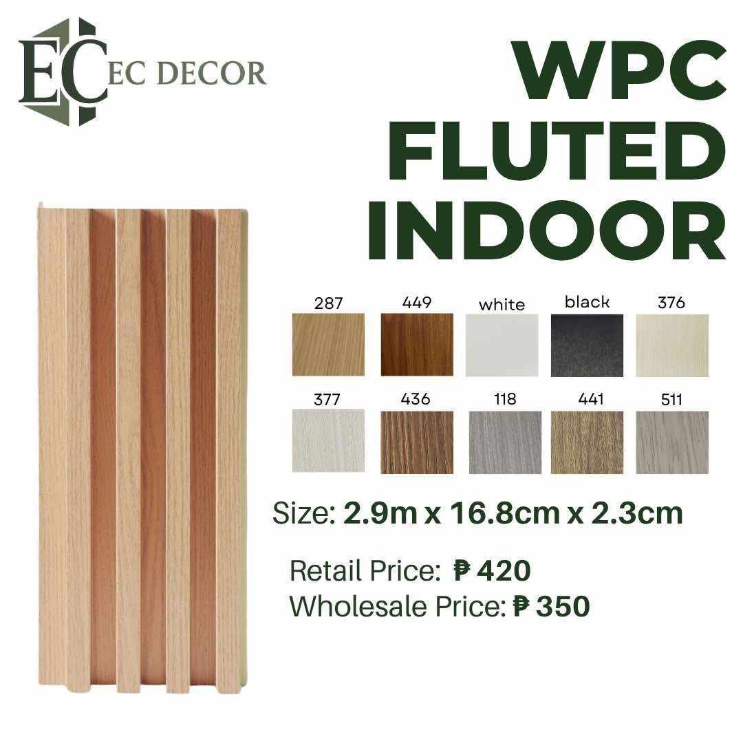 WPC FLUTED INDOOR PANELS, Furniture & Home Living, Home Decor, Wall ...