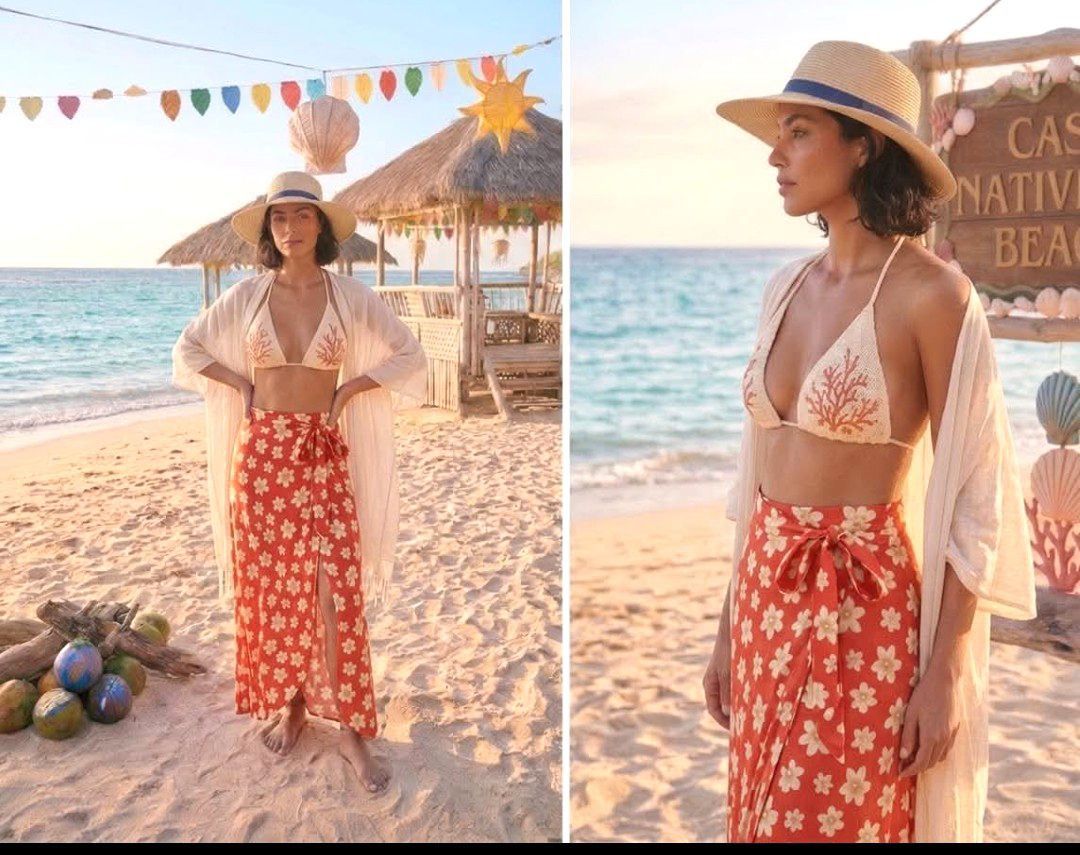 Wrap-around Skirt (Category: Traditional & Ethnic wear) located in Las Pinas. Submitted by apples_here (Listing ID 1469639929, Image 2). Description: New Wrap around skirt Light weight For Ladies.
