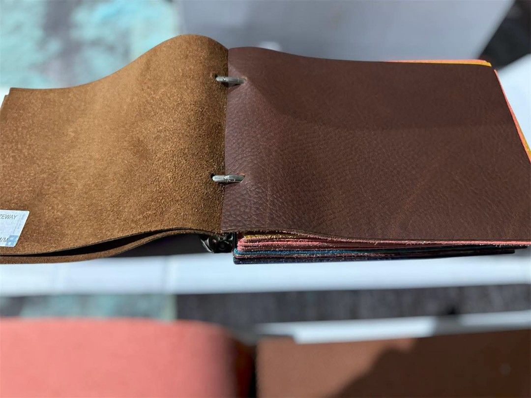 WSL Precut Leather Swatches Binder (Category: Everything Else Others) located in Quezon City. Submitted by dannikkishoppe2 (Listing ID 1469579354, Image 2). Description: WSL Precut Leather Swatches Binder ‼️₱800 each‼️ *approx. 30 sheets per binder (6inx8.5in) *perfect for making small leather goods like key & card holders, footwear straps etc. 40pcs available.