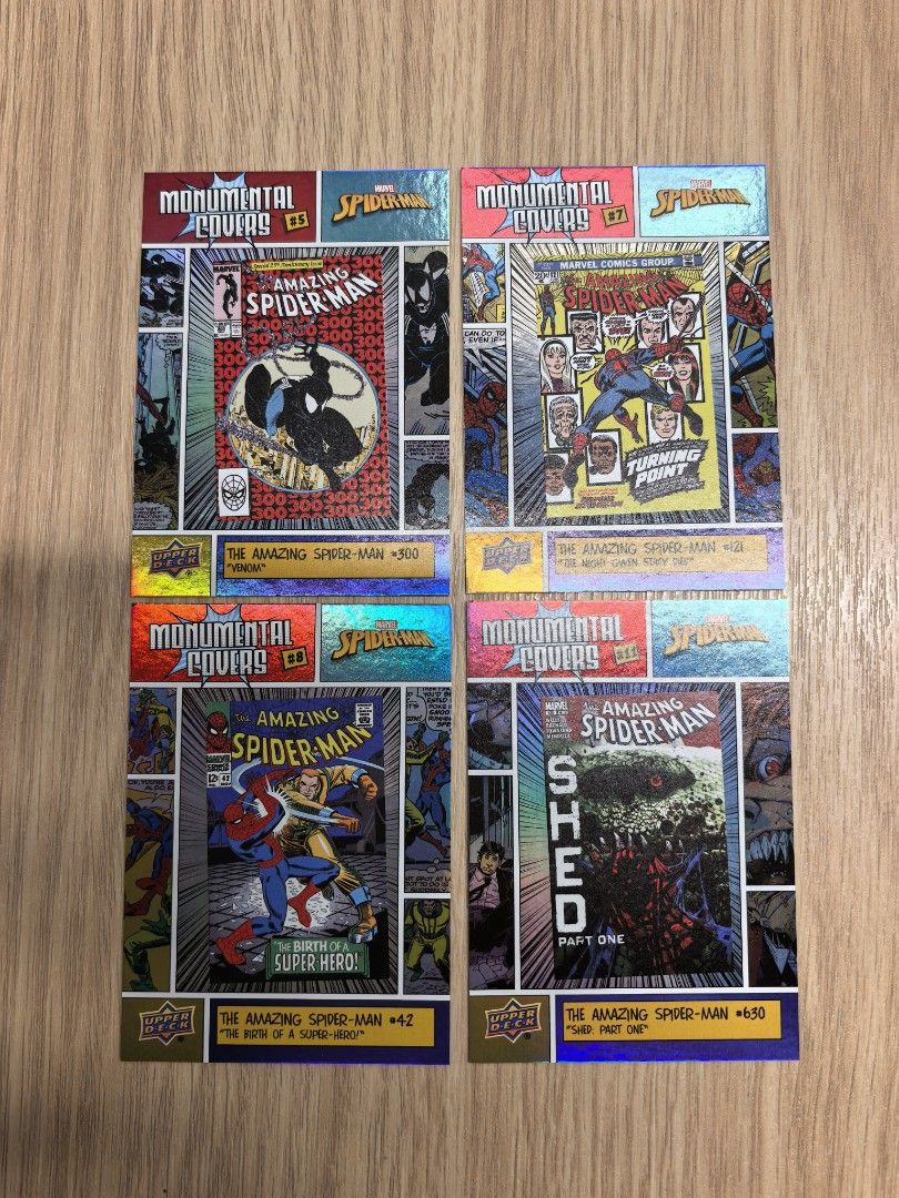 [WTS] Monumental Covers - 2024 Upper Deck Marvel Spiderman, Toys ...