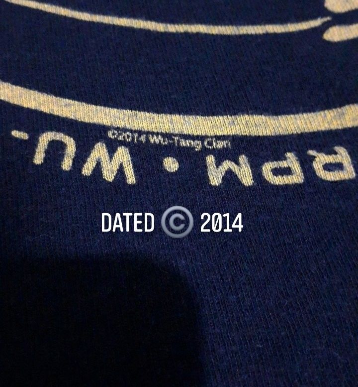 Wu-Tang Clan Dated 2014 Rap Tee (Category: Tshirts & Polo Shirts ) located in Koronadal. Submitted by scottie_spliffin (Listing ID 1469617243, Image 2). Description: Size: Large (21x27) Condition/Color Rate: 8.5/10 Price: 350 Add SF (Courier Thru J&T).