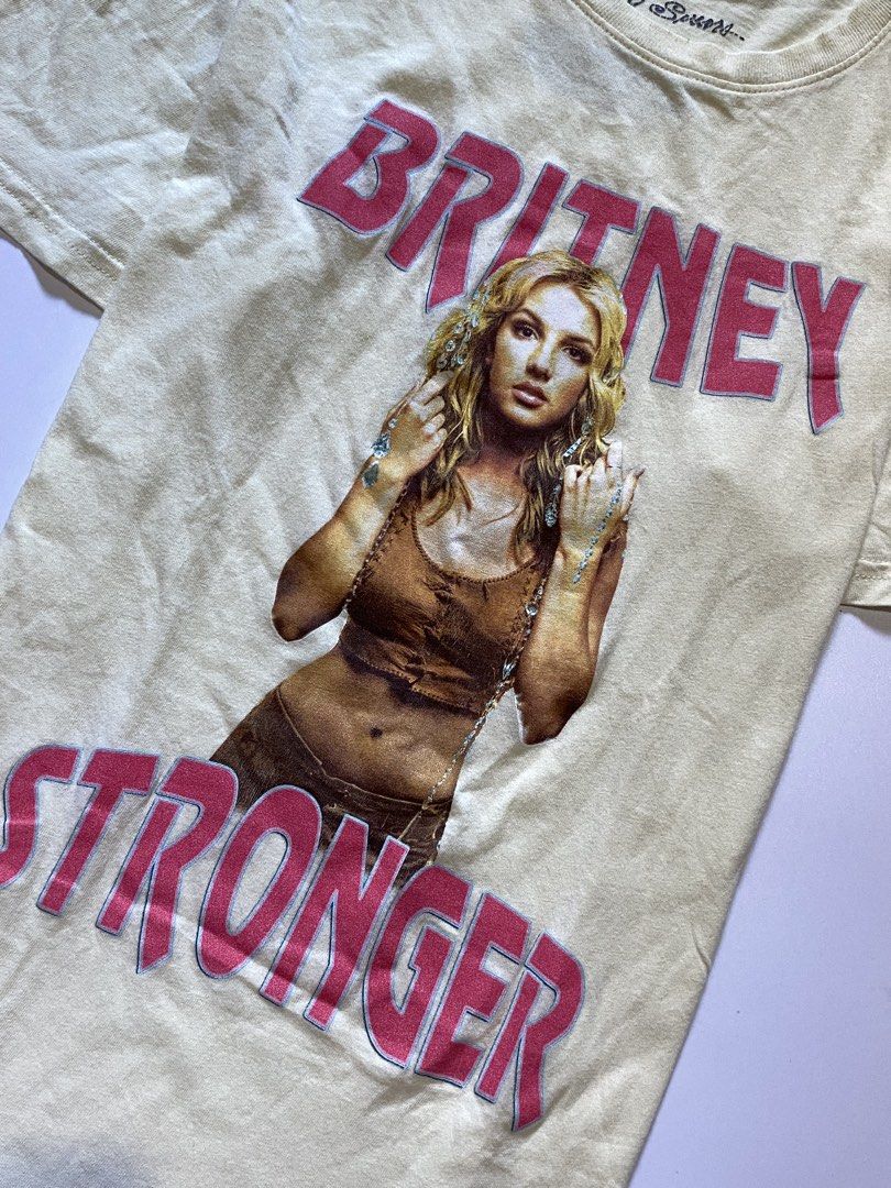 Y2k Britney Spears Stronger Tee (Category: Shirts) located in Manila. Submitted by lexia_swrdrbfinds (Listing ID 1469703814, Image 2). Description: ⋆ 𐙚 ̊ Y2k Britney Spears Stronger Vintage Graphic Tee 🌸 𝓈𝒾𝓏ℯ ℴ𝓃 𝓉𝒶𝑔: xs 🩷 𝓁ℯ𝓃𝑔𝓉𝒽: 22 🌷 𝓌𝒾𝒹𝓉𝒽: 15 🎀 𝒸ℴ𝓃𝒹𝒾𝓉𝒾ℴ𝓃: 10/10 🫧 𝒻𝓁𝒶𝓌𝓈: none 𝓅𝓇𝒾𝒸ℯ: 299 ✦ 𝓅𝓁𝓊𝓈 𝓈𝒽𝒾𝓅𝓅𝒾𝓃𝑔 𝒻ℯℯ.