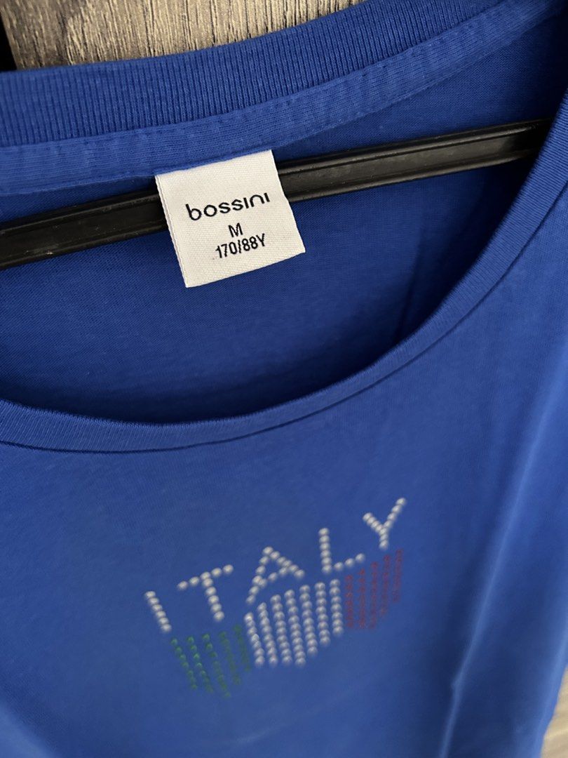 Y2K ITALY Shirt (Category: Shirts) located in Cainta. Submitted by mimidiva (Listing ID 1469621025, Image 1). Description: Y2K ITALY Shirt Color - Blue Size - Medium Cainta Location.