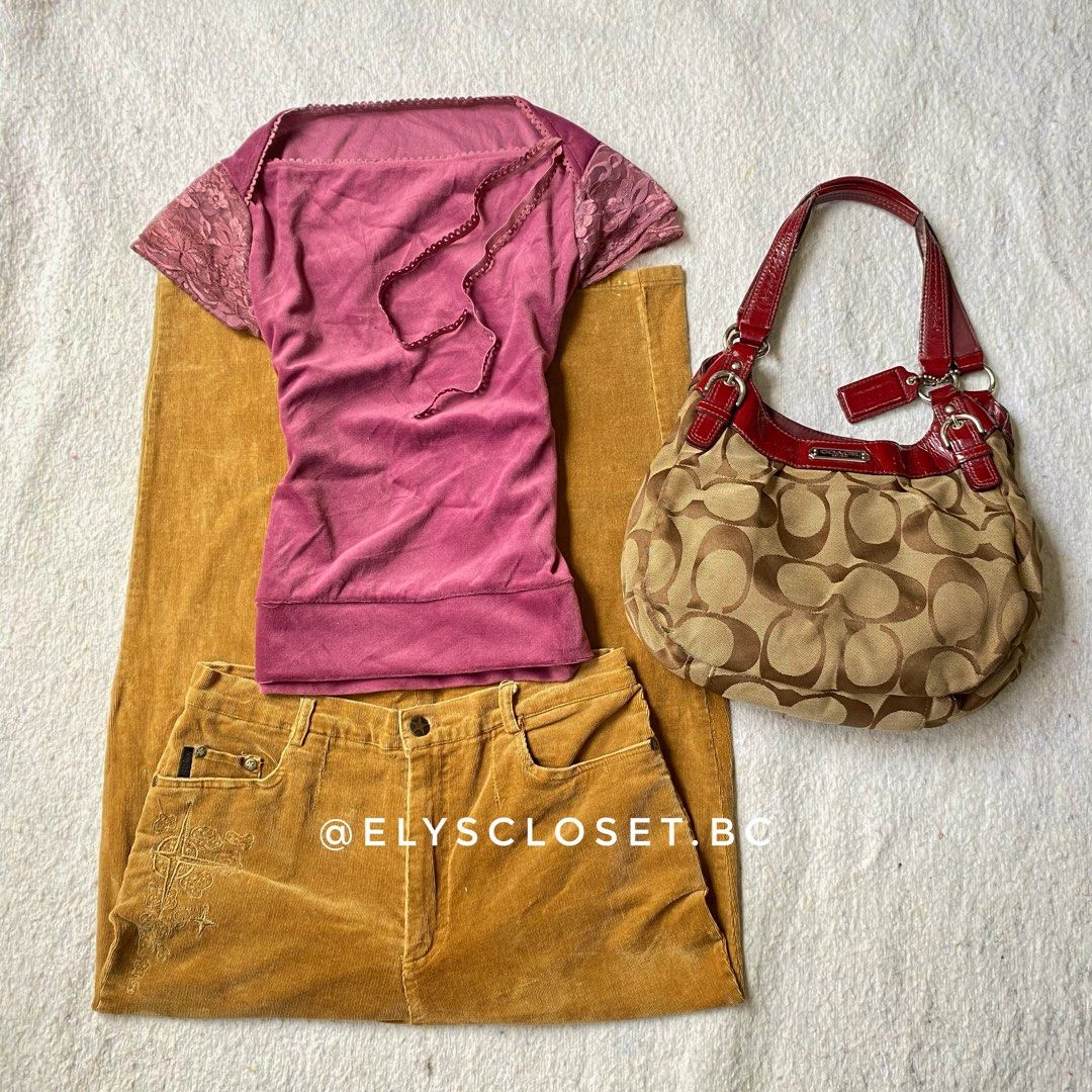 Y2k velvet lace top (Category: Shirts) located in Baguio. Submitted by elyscloset.bc. (Listing ID 1469669536, Image 1). Description: No issues. Brand new con.