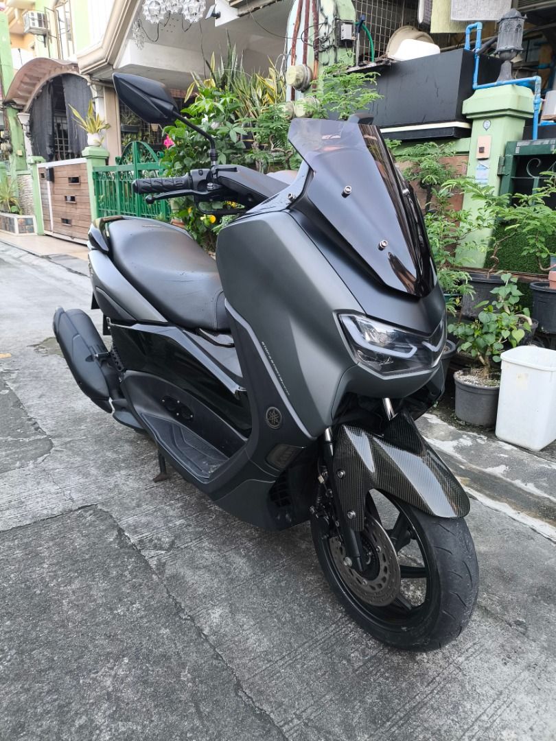 Yamaha NMAX 155 V2 2020 MODEL (Category: Motorbikes for Sale) located in Quezon City. Submitted by jc.ranchus (Listing ID 1469592627, Image 1). Description: FOR SALE: 2020 YAMAHA NMAX 155 V2 💰 ₱90,000 — negotiable upon viewing 📍 Pasig City Selling my Yamaha NMAX with stock engine and the upgrades listed below. No issues and ready for long rides. UPGRADES & ACCESSORIES INCLUDED: ✅ Gren alloy mags ✅ Maxxis tires ✅ Carbon fiber garnish ✅ Loud horn