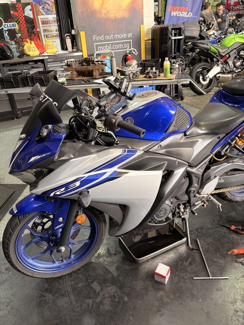 Yamaha R3 with akrapovic exhaust, Motorcycles, Used Motorcycles, Class ...