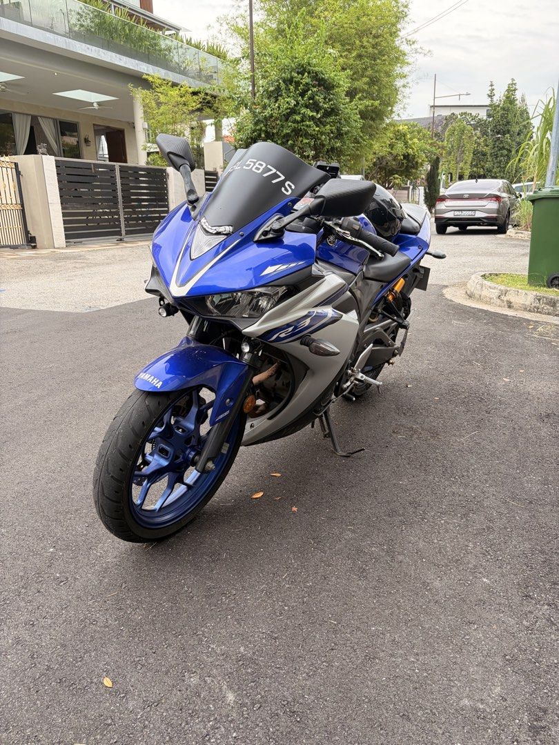 Yamaha R3 with akrapovic exhaust, Motorcycles, Used Motorcycles, Class ...