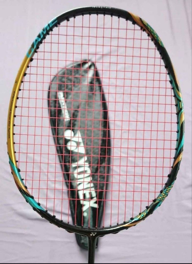 Yonex Astrox 88D Game Badminton Racket (Category: Racket and Ball Sports) located in Quezon City. Submitted by ninja.champion29 (Listing ID 1469599525, Image 2). Description: Yonex Astrox 88D GAME 💯% Authentic/Genuine (Yours FOR FREE if not) Bought for P10,400 9/10 condition (1 tiny chip) Head heavy 4U-G5 SP coded Newly strung- Yonex BG 66 27 lbs tension FREE bag/case RFS: need funds Quezon City Slightly nego for sure buyers.