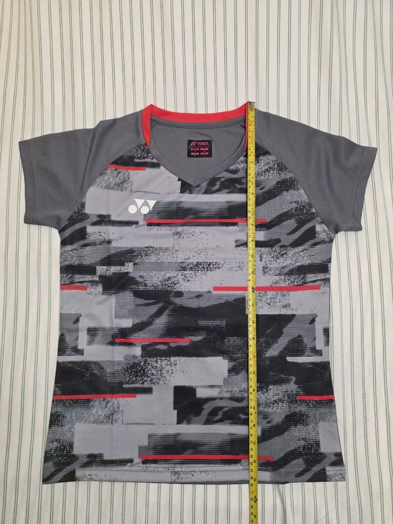 Yonex Badminton Shirt (Category: Activewear) located in Pasig City. Submitted by paoalabastro (Listing ID 1469734675, Image 1). Description: Asia M, US XS size See photos for actual measurements Fitted only, never used For sale only RFS: wrong size MOP: online transfer, cash Meet up: Kapitolyo, BGC.