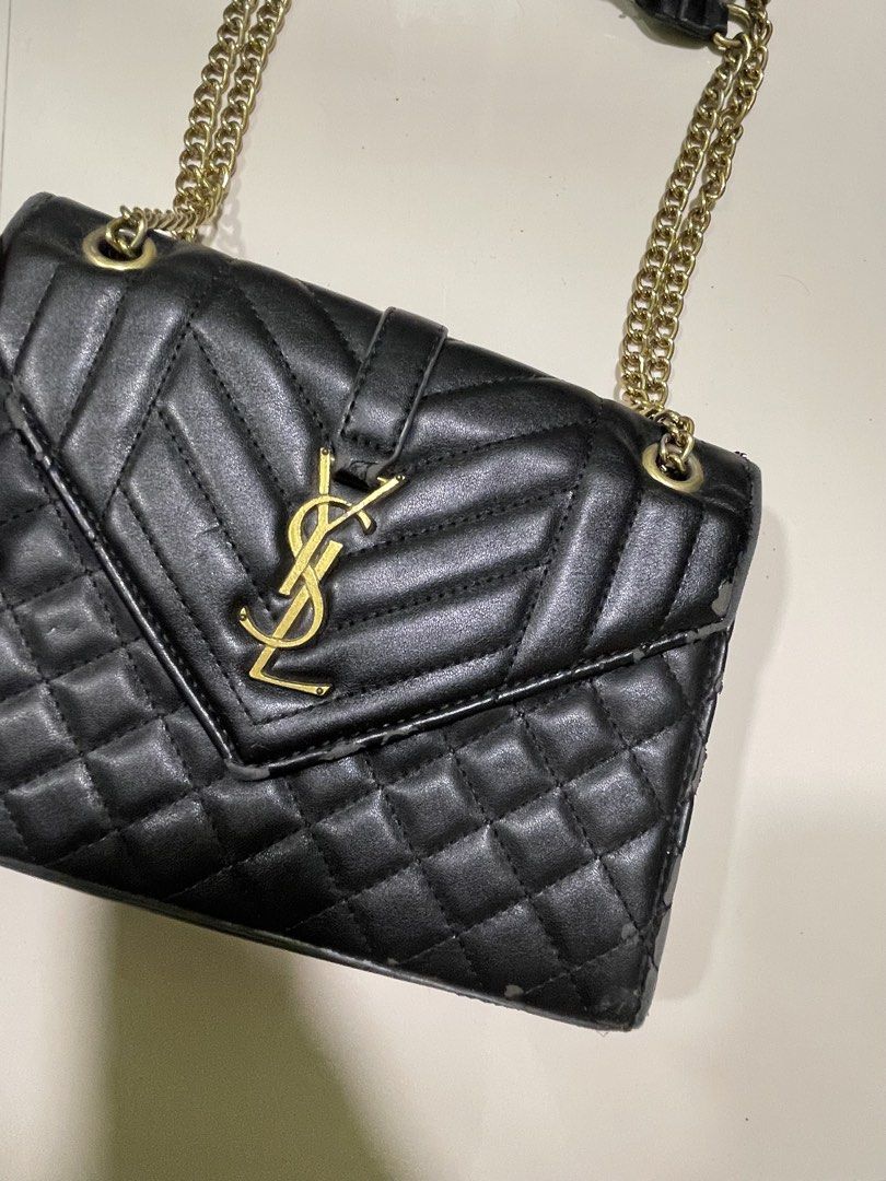 ysl topgrade black kili bag (with flaws) (Category: Shoulder Bags) located in Manila. Submitted by _vtg.angel_ (Listing ID 1469649049, Image 2). Description: .