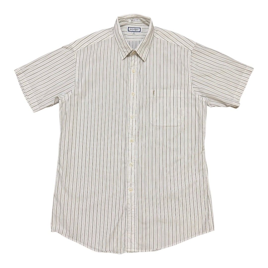 Yves saint laurent shirt (Category: Tshirts & Polo Shirts ) located in Abucay. Submitted by gibzzz123 (Listing ID 1469699677, Image 1). Description: ⚠️ Condition: Minor issue: minimal stain, as shown in the picture. Still wearable. Please check all photos carefully before purchasing. Item is sold as is. Thank you! 😊.