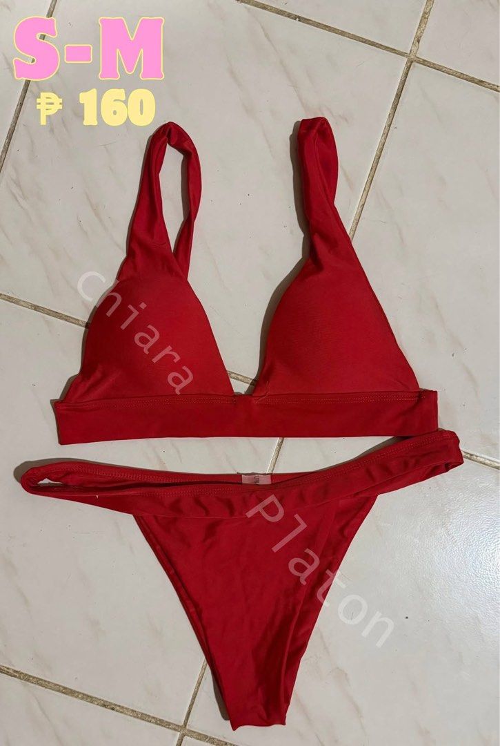 Zaful Red Bikini (Category: Bikinis & Swimsuits) located in Bacoor. Submitted by shyy10 (Listing ID 1469646964, Image 1). Description: .