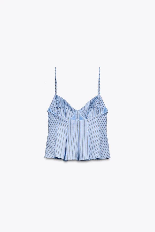 ZARA BNWT (Category: Sleeveless) located in Makati City. Submitted by tinycloset__ (Listing ID 1469658543, Image 2). Description: ZARA BNWT M ON TAG.
