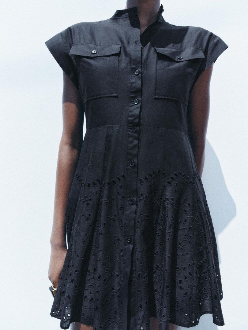ZARA EYELET HEM DRESS MEDIUM (Category: Dresses) located in Paranaque City. Submitted by brandedlab (Listing ID 1469680624, Image 3). Description: .