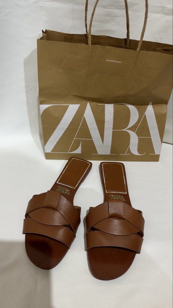 Zara flats sandals (Category: Flats & Sandals) located in San Fernando. Submitted by luxchic_pampanga (Listing ID 1469602687, Image 1). Description: purchased in zara store authentic not mpo.