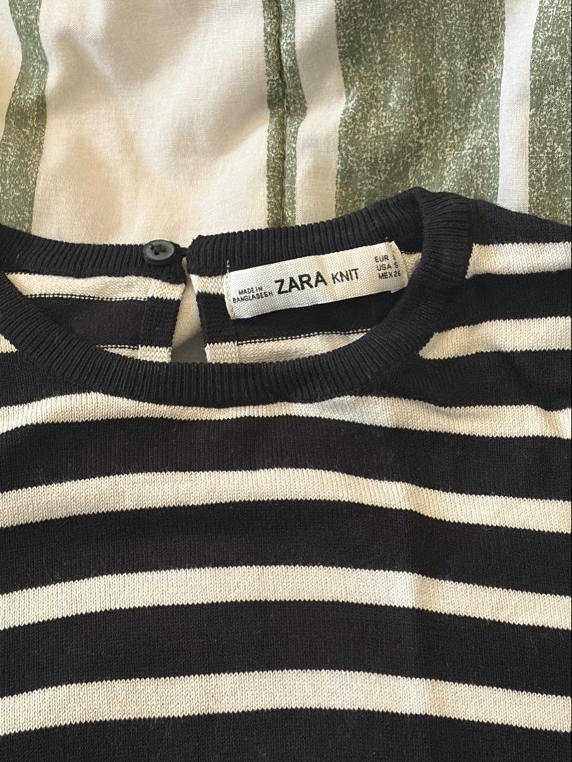 Zara Knit Stripes Top (Category: Others Tops) located in Quezon City. Submitted by morespace555 (Listing ID 1469639781, Image 2). Description: .