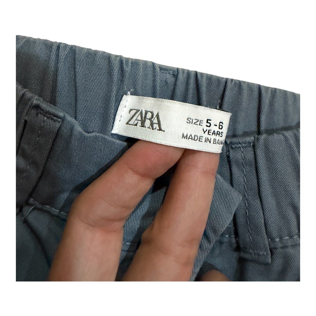 Zara light blue shorts (Category: Babies & Kids Fashion) located in Lipa City. Submitted by lifestyled (Listing ID 1469645888, Image 3). Description: Zara kids light blue shorts Size 5 Bottom- W-10” L- 11.5” Color rate- 9/10 💯 Authentic.