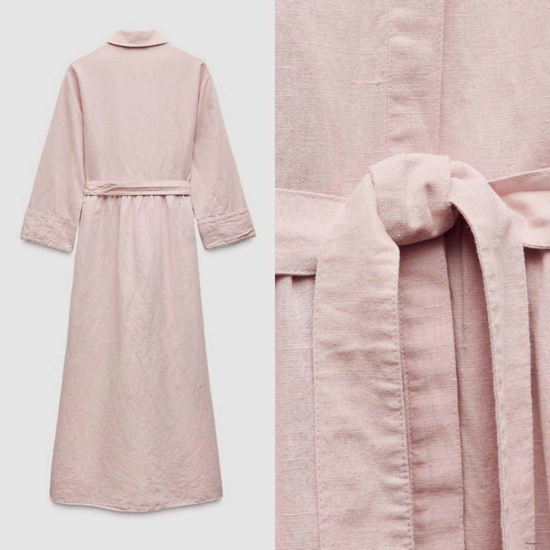 Zara Linen Blend Belted Dress Size Medium (Category: Dresses) located in Quezon City. Submitted by cabs. (Listing ID 1469756648, Image 2). Description: Size Medium on tag LP POSTED.