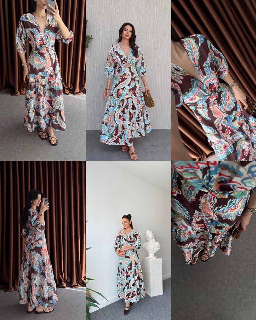 Zara printed maxi dress (Category: Dresses) located in Manila. Submitted by clothingconcept (Listing ID 1469656770, Image 2). Description: .