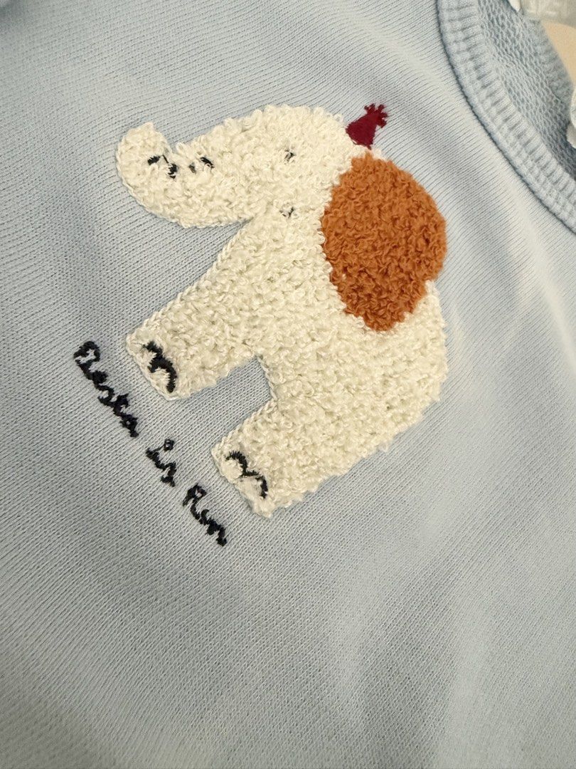 Zara Sweater Baby 3-6 months (Category: Babies & Kids Fashion) located in Quezon City. Submitted by 2littlemonkeys (Listing ID 1469595049, Image 2). Description: Used once Like new except for discoloration Will look like shade or shadow when worn.