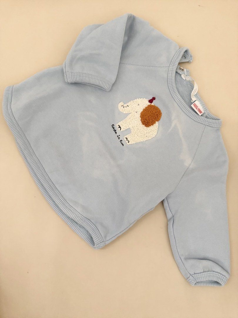 Zara Sweater Baby 3-6 months (Category: Babies & Kids Fashion) located in Quezon City. Submitted by 2littlemonkeys (Listing ID 1469595049, Image 1). Description: Used once Like new except for discoloration Will look like shade or shadow when worn.