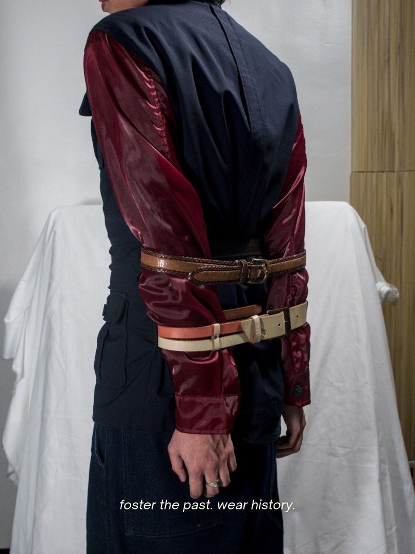 10SS Raf Simons—Multi Loop Hybrid Sleeve Bondage Military Jacket (Category: Luxury Apparel) located in Quezon City. Submitted by soourceph (Listing ID 1469781693, Image 1). Description: full experience at ‘soourceph’ every whee.