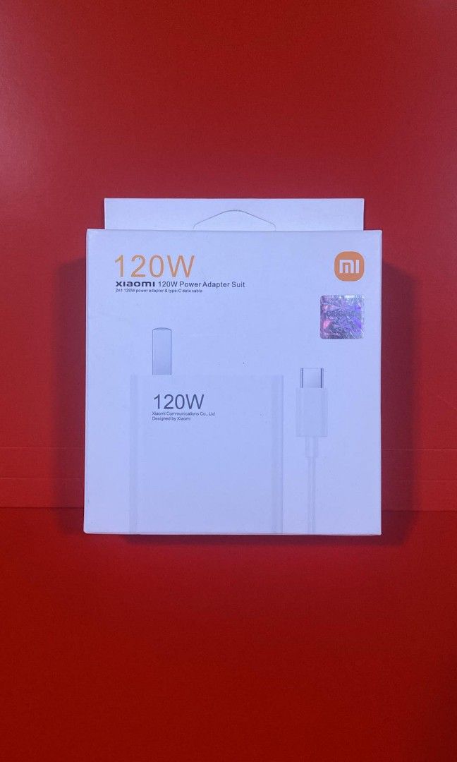 120W Xiaomi power adapter & cable charger (Category: Chargers & Cables) located in Manila. Submitted by milasgadgetph (Listing ID 1469823049, Image 1). Description: .