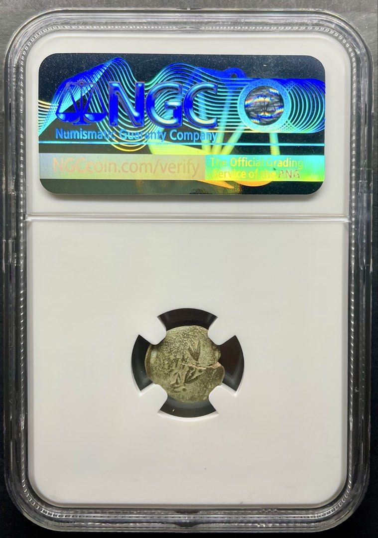 135-37BC JUDEAN BIBLICAL”WIDOW’S MITE” (Category: Currency) located in Roxas. Submitted by hobbyisthub (Listing ID 1469905797, Image 2). Description: BIBLICAL COIN ONLY 1 AVAILABLE CROSS-POSTED AUTHENTIC NGC ANCIENT COLLECTION SHIPS 1-2 DAYS, ADD SF GCASH PAYMENT PM SELLER FOR ANY QUERIES THANK YOU!.