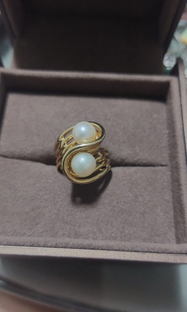 18k GF- ring with akoya pearl (Category: Rings) located in Camaligan. Submitted by timeless-trinkets (Listing ID 1469886598, Image 1). Description: .