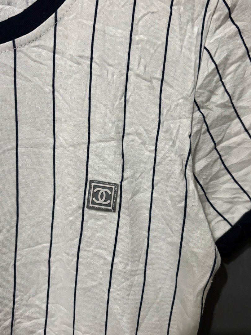 1980's Chanel Stripe Shirt (Category: Shirts) located in Iloilo. Submitted by bygone.ph (Listing ID 1469844365, Image 3). Description: 16x22.5.