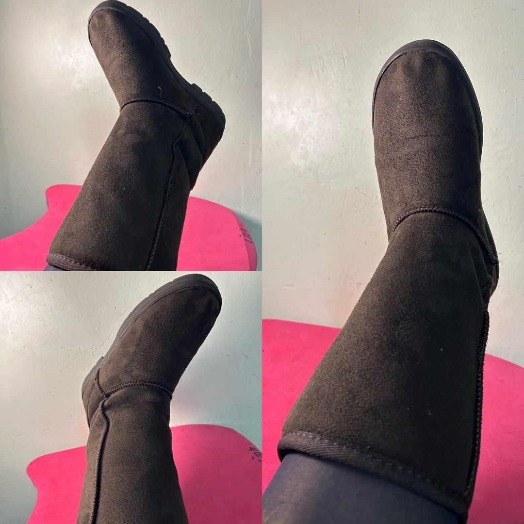 23cm Dark Brown Mid Calf Boots (Category: Boots) located in Quezon City. Submitted by jjsurplus_23 (Listing ID 1469766439, Image 2). Description: .