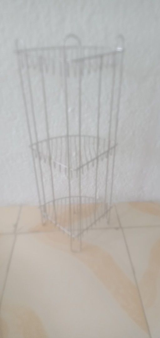 3 Layers Stainless Steel Bathroom Rack (Category: Bathroom & Kitchen Fixtures) located in Caloocan City. Submitted by teamgoodbuys (Listing ID 1469771286, Image 2). Description: 304 Stainless Steel Heavy-duty Slightly-used No issues .