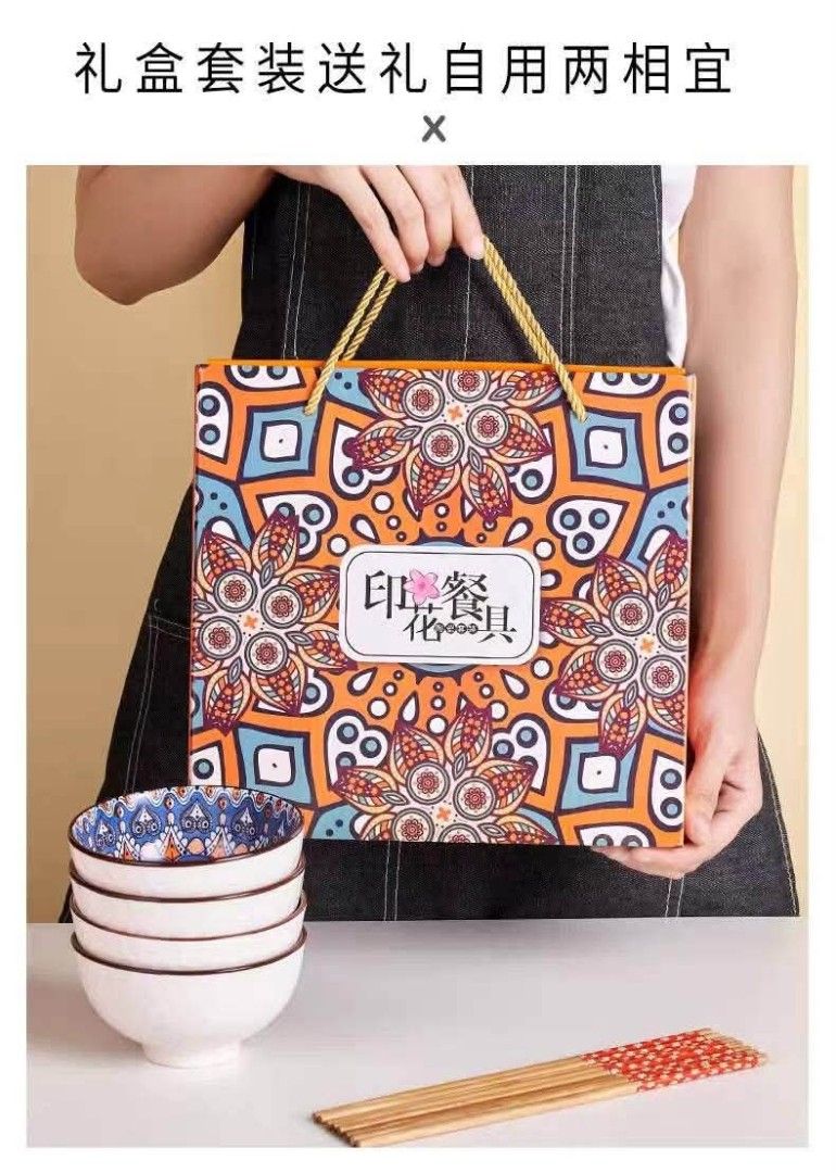 4 bowls gift set (Category: Vases & Decorative Bowls) located in Mandaluyong City. Submitted by shopmla (Listing ID 1469886264, Image 2). Description: 4 bowls gift set Php 270. With box & bag.